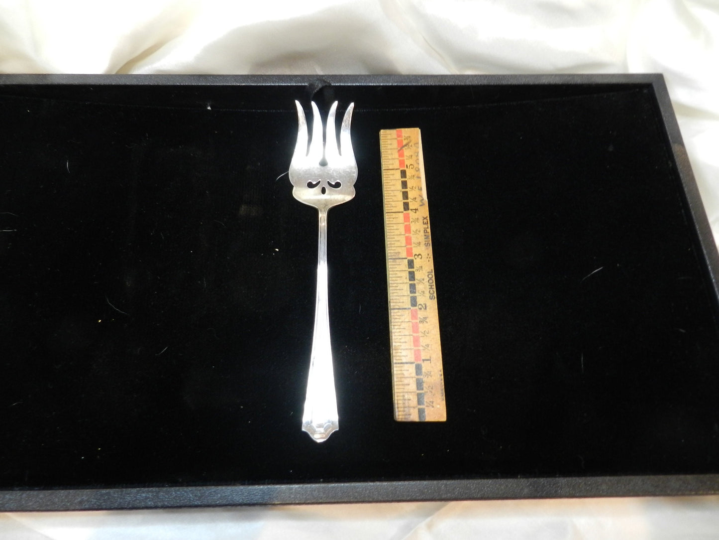 Antique Sterling Silver Cold Meat Fork