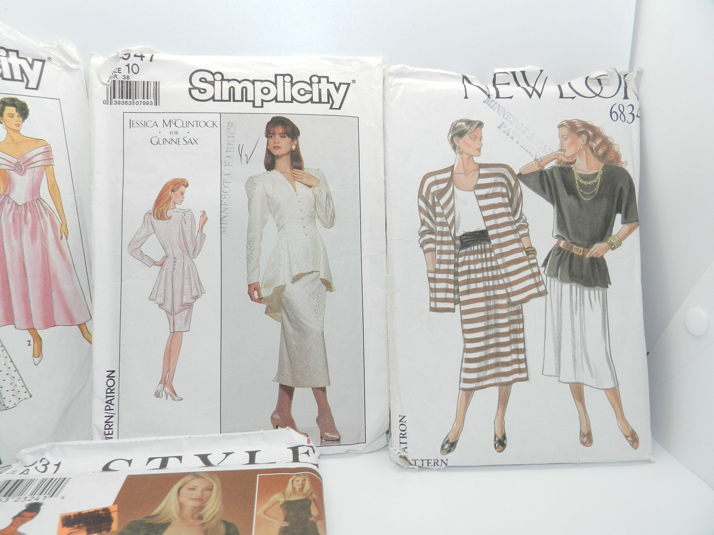 5 Mixed Brand Womens Patterns - Style, Simplicity & New Look