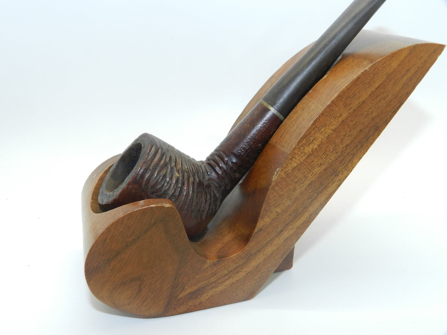 Vintage Bentley Carved Imported Briar Tobacco Pipe - Good Used Condition