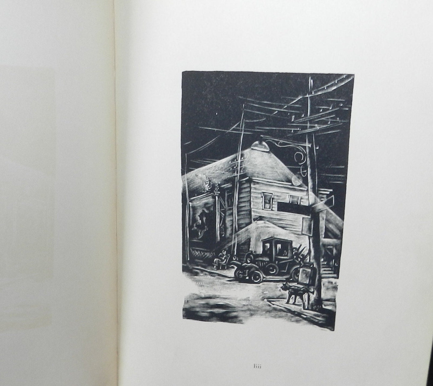 Vintage Book "Woodcuts of New York"  Pages from a Diary by Hans A. Mueller 1938