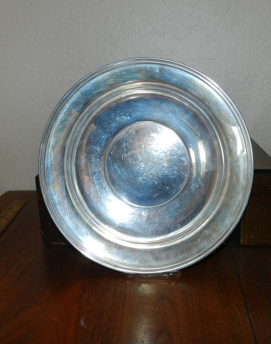 Antique International Sterling Silver Medium Bowl, Trophy, International #125,  1932  Fairfax, VA