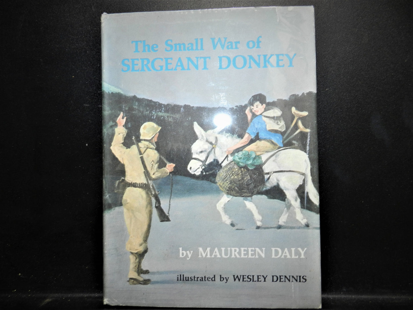 Vintage Illustrated Children's Book -  "The Small World of Sergeant Donkey" by  Maureen Daly - First Edition  Illus. Dennis