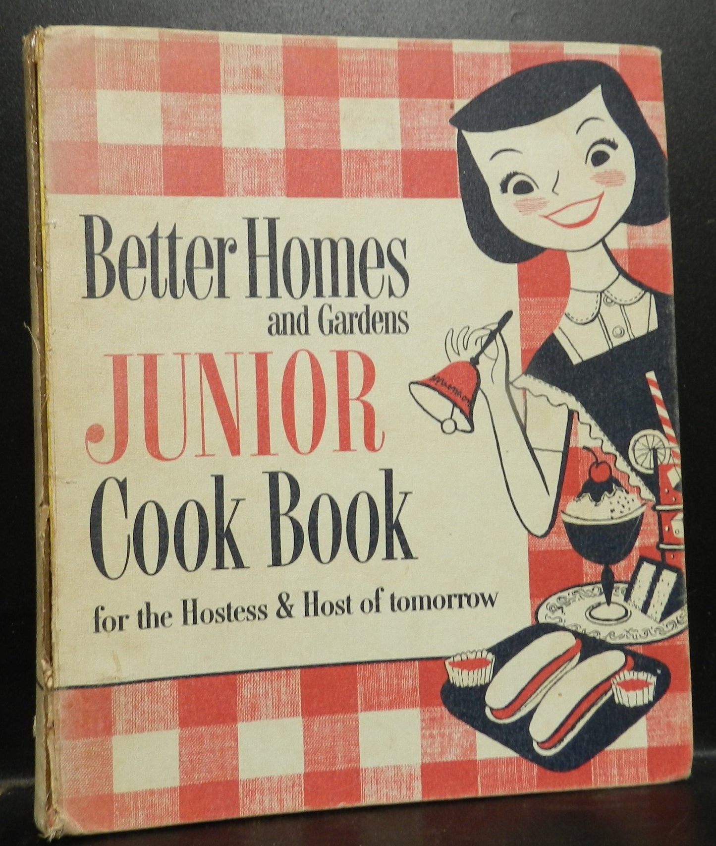 Vintage "Better Homes and Gardens Junior Cook Book "  First Edition 1955  Retro Food