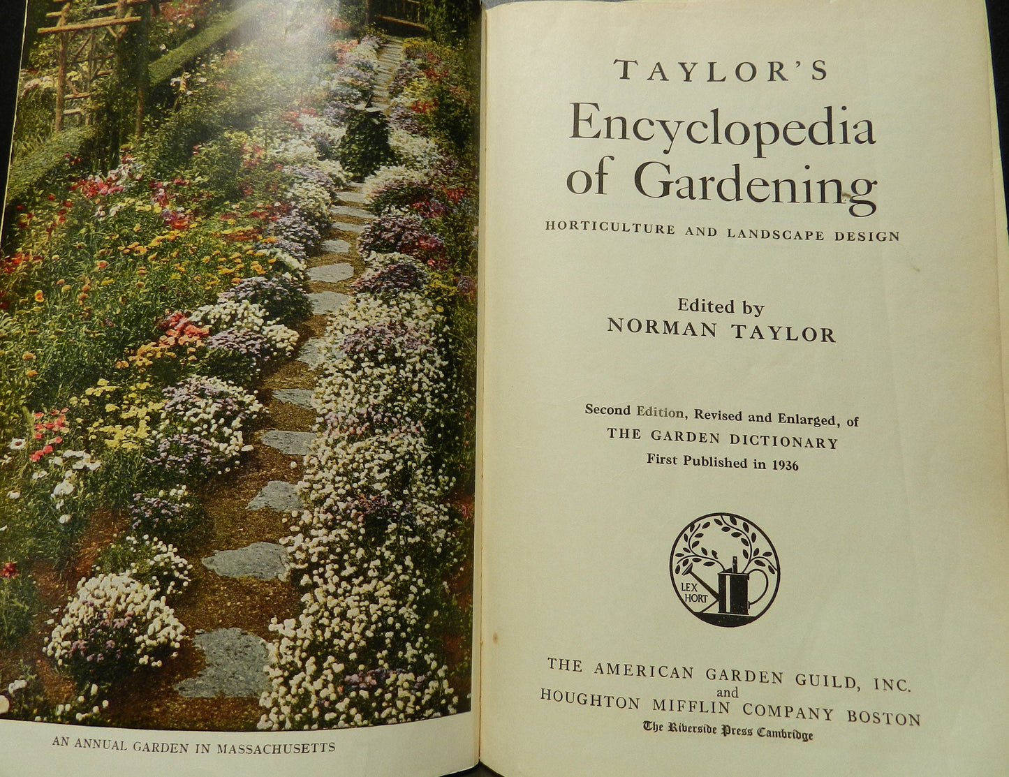 Vintage "Taylor's Encyclopedia of Gardening"  Norman Taylor  1948