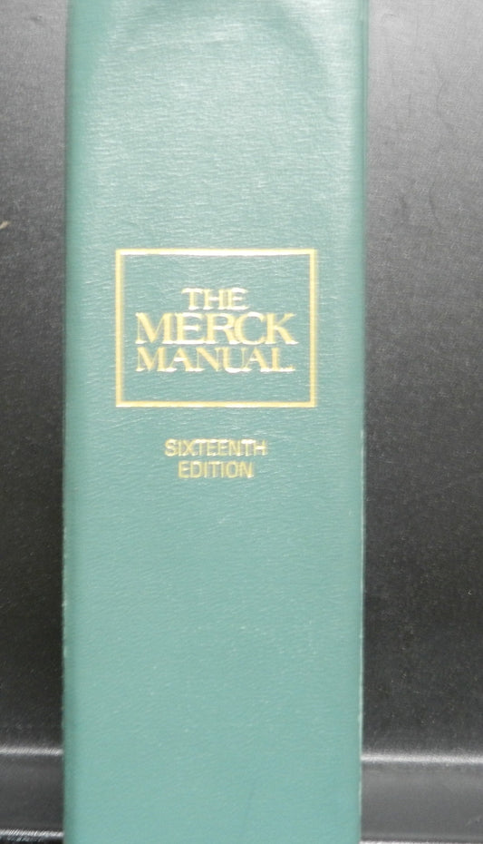 Vintage "The Merck Manual" Sixteenth Edition 1992