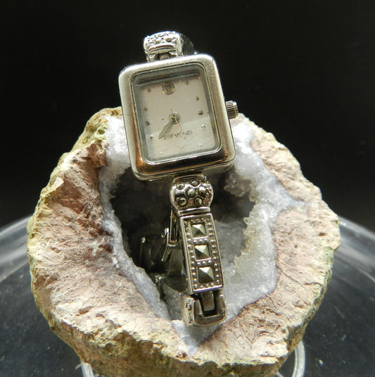 Vintage  Diamond and Marcasite Quartz Watch