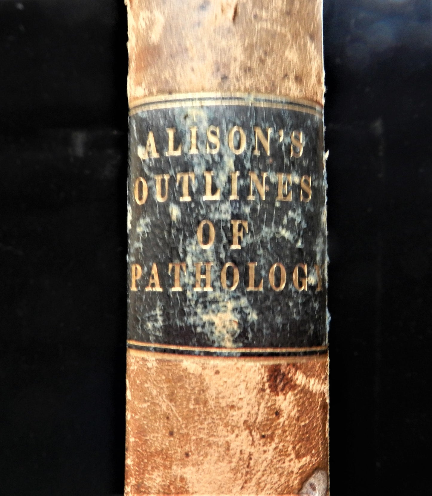 Antique Medical "Outlines of Pathology and Practice of Medicine"  Book by William Alison 1844  Lea & Blanchard