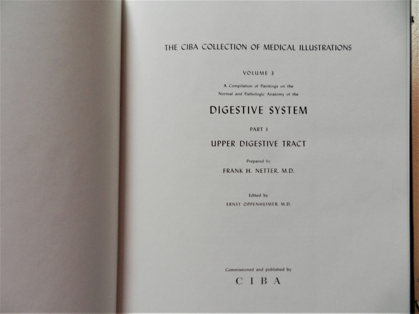 Vintage Medical Book " The Ciba Collection of Medical Illustrations - Digestive System" By Netter - 1983  2 Volumes