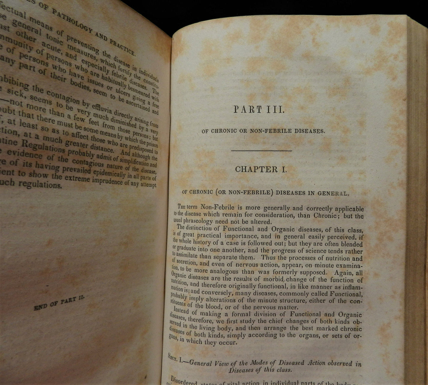 Antique Medical "Outlines of Pathology and Practice of Medicine"  Book by William Alison 1844  Lea & Blanchard