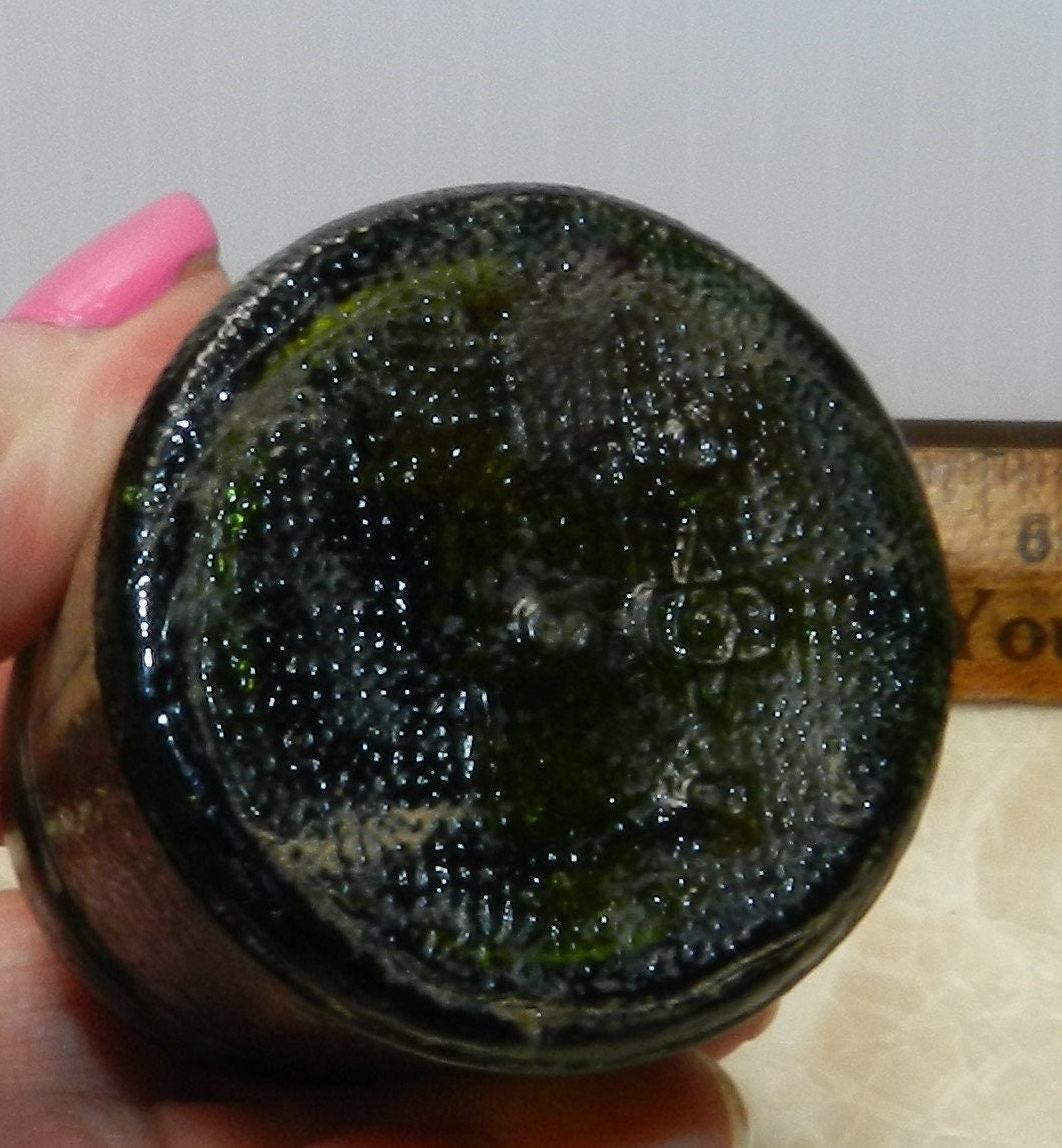 Authentic Apothecary Jar, Dark Green Owens